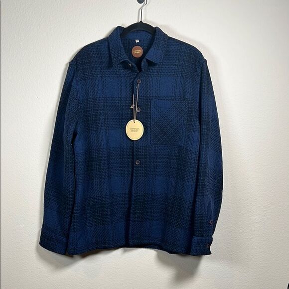 Common People Button Front Wool Blend Shirt Jacket - Picture 1 of 8